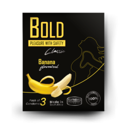 BOLD 3 Pack Classic Flavoured Condoms
