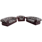 Diana 3-Piece Comfy Lounge Suite with 5 Free Cushions (60x60)