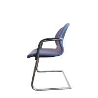 Curve Back Office Chair with Steel Frame