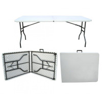 Folding Trestle Table 1.8m White