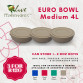 Euro Bowl with Lid - Medium  (4l)